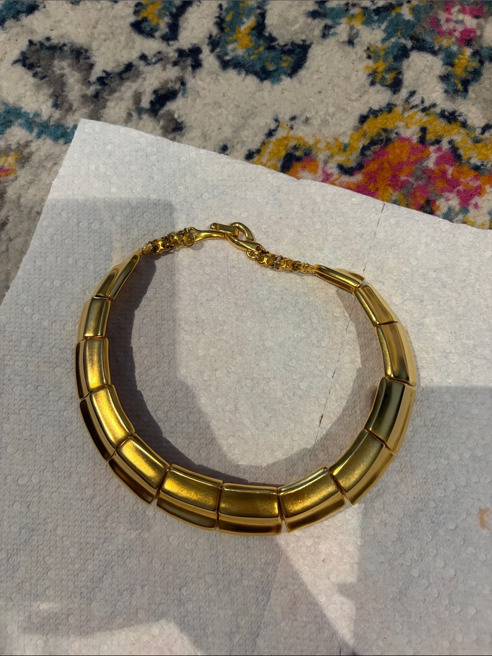 Gold Statement Choker Necklace - Women Jewelry